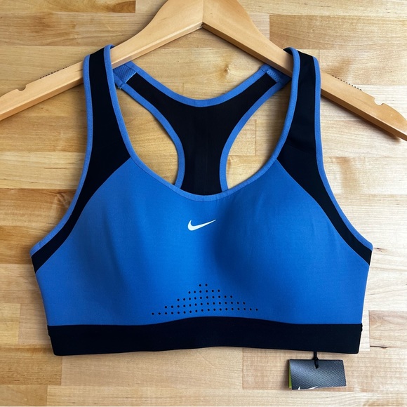 Nike Other - NEW Nike Dri-Fit Motion Adapt High Support Sports Bra Blue Indigo Storm Size S